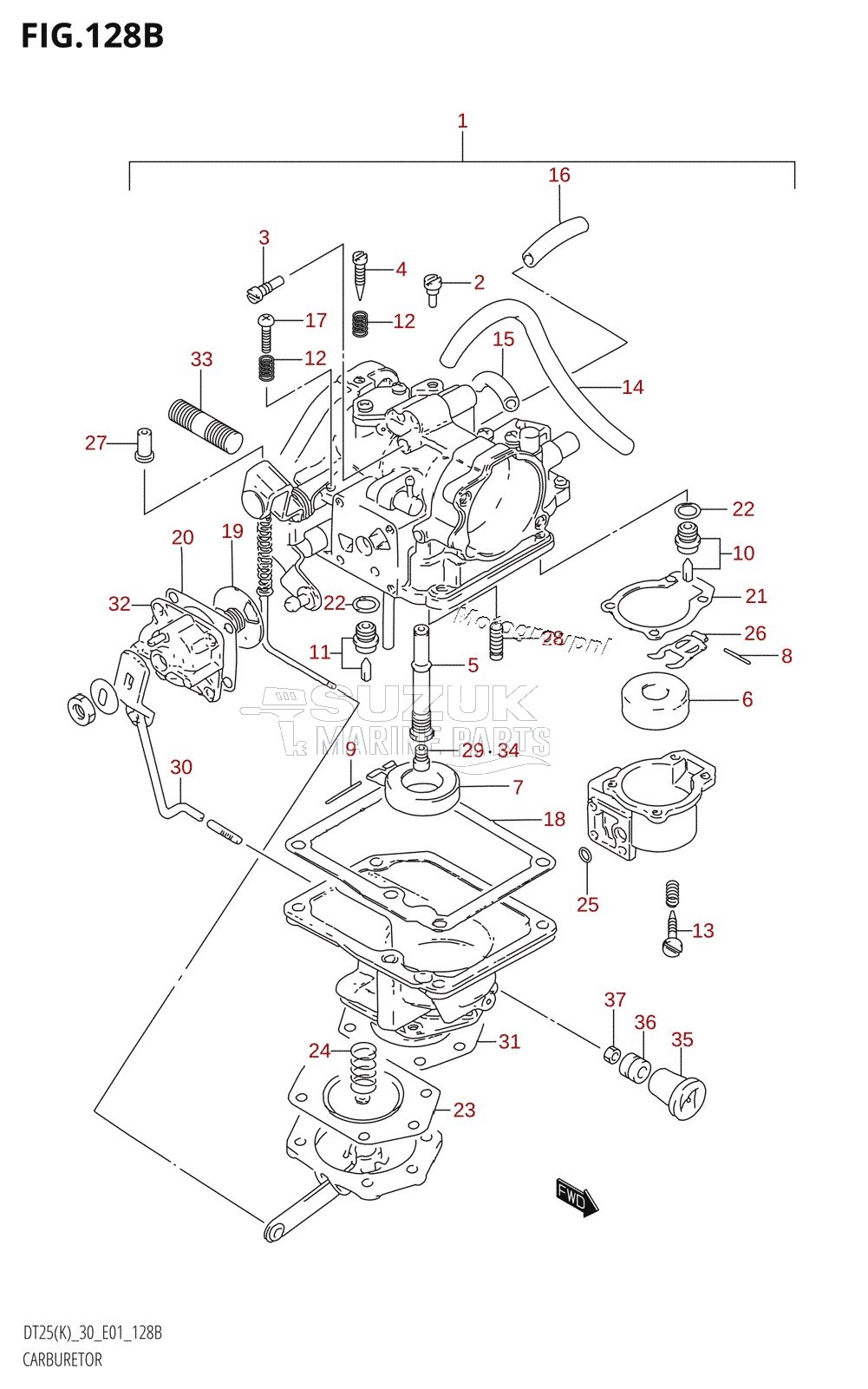 CARBURETOR (DT25K)