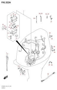 DF200AP From 20003P-510001 (E03)  2015 drawing HARNESS