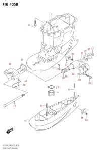 DF250 From 25005F-340001 (E40)  2023 drawing DRIVE SHAFT HOUSING (XX-TRANSOM)