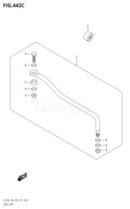 03003F-710001 (2017) 30hp P01 P40-Gen. Export 1 (DF30A  DF30AQ  DF30AR  DF30AT  DF30ATH  DT30  DT30R) DF30A drawing DRAG LINK (DF30AR:P01)