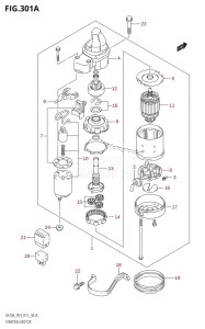 DF20A From 02002F-310001 (P03)  2013 drawing STARTING MOTOR (E-STARTER)