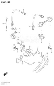 15002F-510001 (2005) 150hp E03-USA (DF150ST  DF150T  DF150TG) DF150 drawing SENSOR (DF175TG:E03)