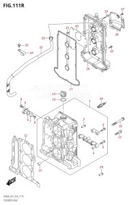 06002F-610001 (2016) 60hp E01 E40-Gen. Export 1 - Costa Rica (DF60A  DF60AQH  DF60ATH) DF60A drawing CYLINDER HEAD (DF60AVT:E01)