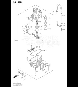 09003F-810001 (2018) 90hp E01 E40-Gen. Export 1 - Costa Rica (DF90AT  DF90ATH) DF90A drawing FUEL VAPOR SEPARATOR (E40)