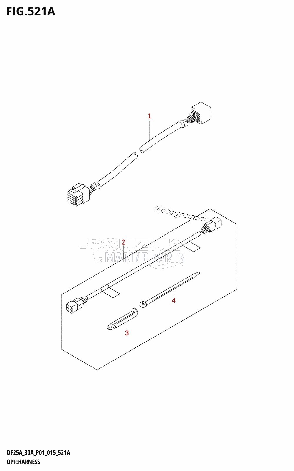 OPT:HARNESS (DF25AR:P01)