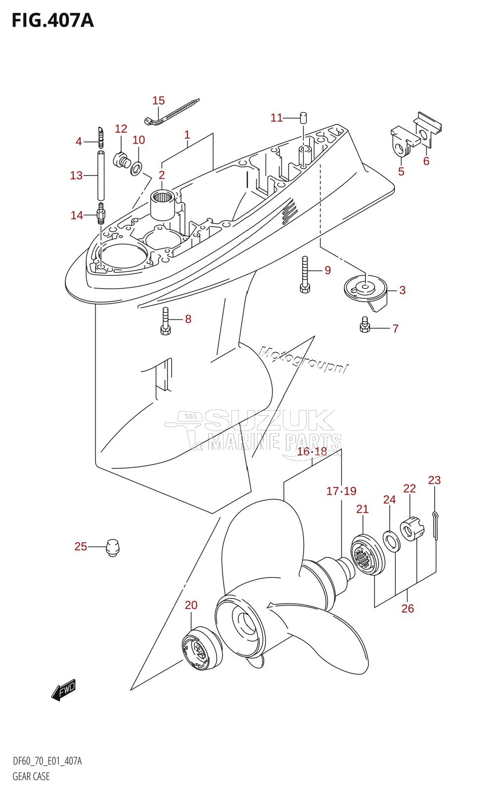 GEAR CASE (W,X,Y)