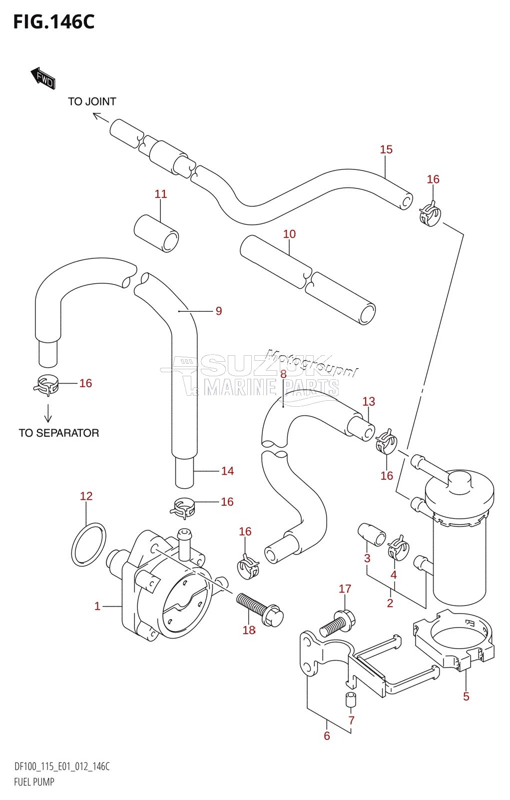 FUEL PUMP (DF115T:E01)