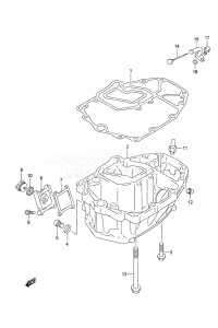 Outboard DF 40A drawing Oil Pan