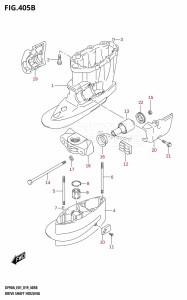 DF80A From 08002F-910001 (E01 E40)  2019 drawing DRIVE SHAFT HOUSING (DF70ATH,DF80A,DF90ATH)