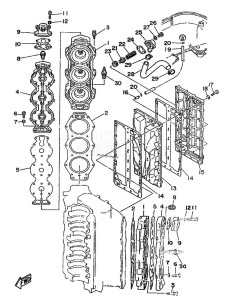 225B drawing CYLINDER--CRANKCASE-2