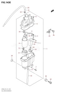 DF80A From 08002F-210001 (E01 E40)  2012 drawing FUEL VAPOR SEPARATOR (DF80A:E01)