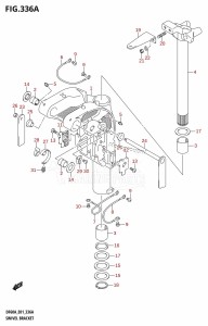 DF60A From 06002F-110001 (E01 E40)  2011 drawing SWIVEL BRACKET (DF40AST,DF60AT,DF60ATH,DF60AWT,DF60AWTH)