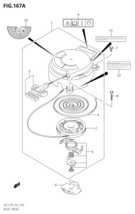 00252F-210001 (2012) 2.5hp P01-Gen. Export 1 (DF2.5) DF2.5 drawing RECOIL STARTER