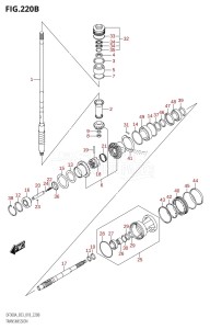 DF250ST From 25004F-810001 (E03)  2018 drawing TRANSMISSION (DF250A)