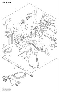 15003F-910001 (2019) 150hp E03-USA (DF150AT) DF150A drawing OPT:REMOTE CONTROL