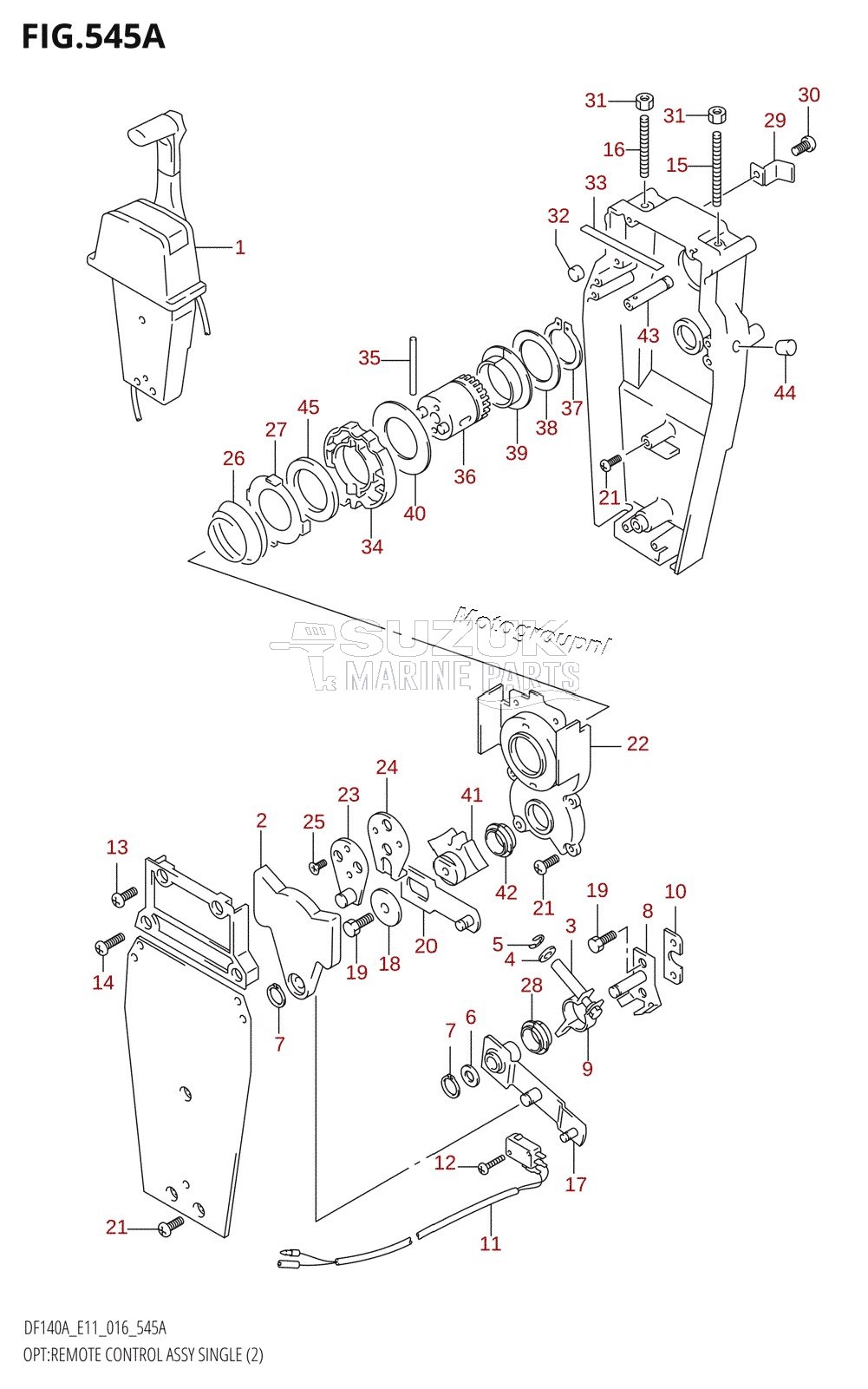 OPT:REMOTE CONTROL ASSY SINGLE (2)