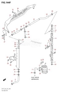 DF175Z From 17502Z-410001 (E01 E40)  2014 drawing FUEL INJECTOR (DF150Z:E40)