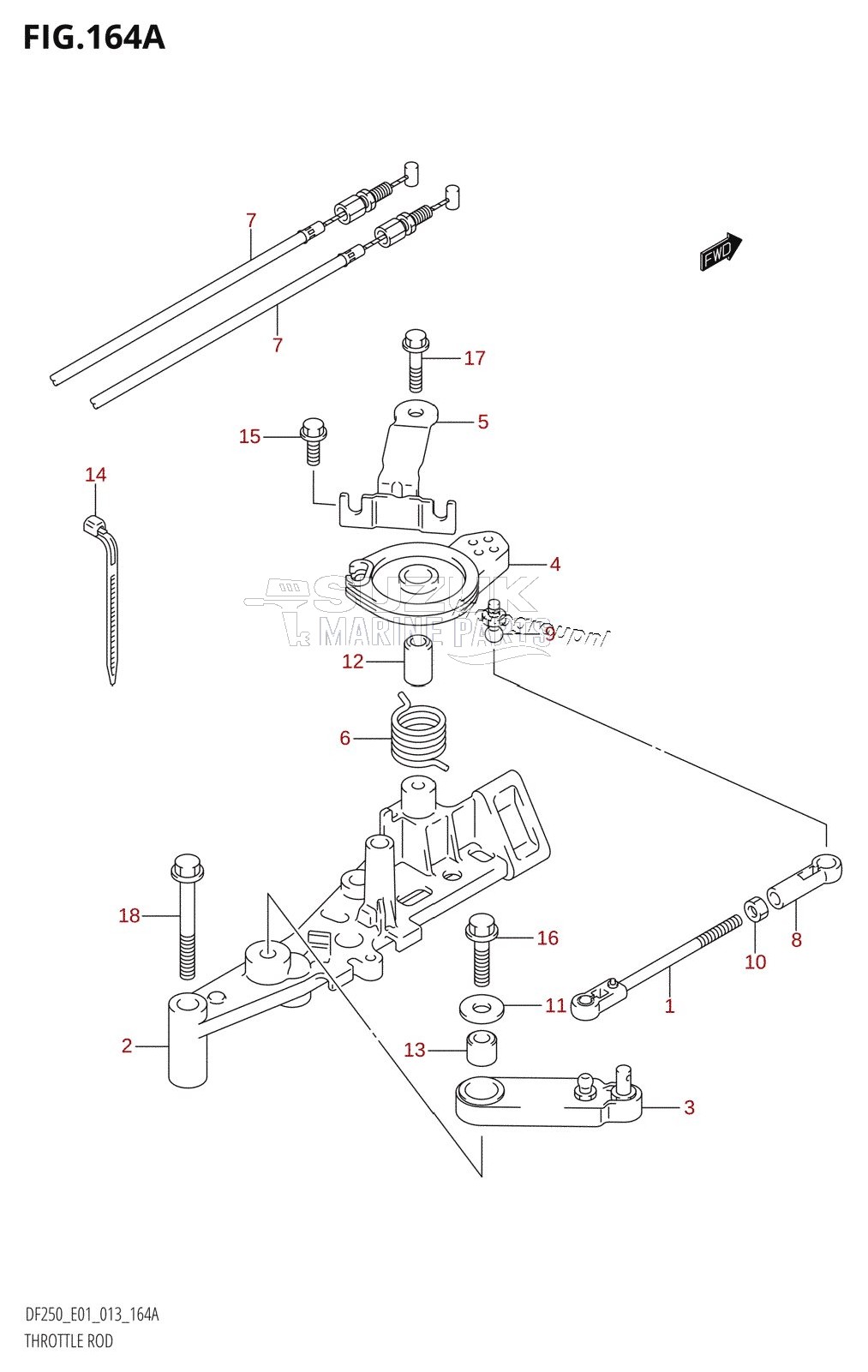 THROTTLE ROD