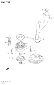 DF140Z From 14001Z-371001 (E03)  2003 drawing OIL PUMP