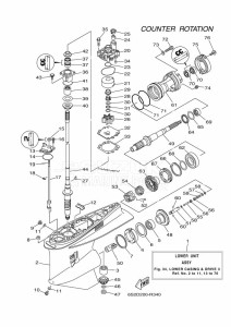 FL200BETX drawing PROPELLER-HOUSING-AND-TRANSMISSION-3