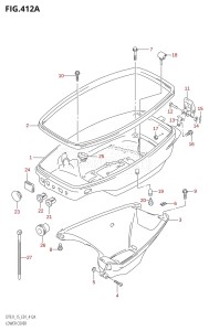 DT15 From 01501K-151001 (E36)  2001 drawing LOWER COVER