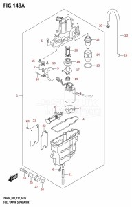 DF60A From 06002F-210001 (E03)  2012 drawing FUEL VAPOR SEPARATOR