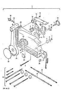 DT4 From 00402-501001 till 510778 ()  1985 drawing OPTIONAL : REMOTE CONTROL (1)