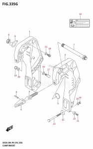 DF30A From 03003F-610001 (P01 P40)  2016 drawing CLAMP BRACKET (DF30AT:P01)