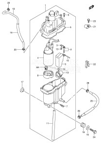 DF115TL From 115001F-371001 ()  2003 drawing FUEL VAPOR SEPARATOR