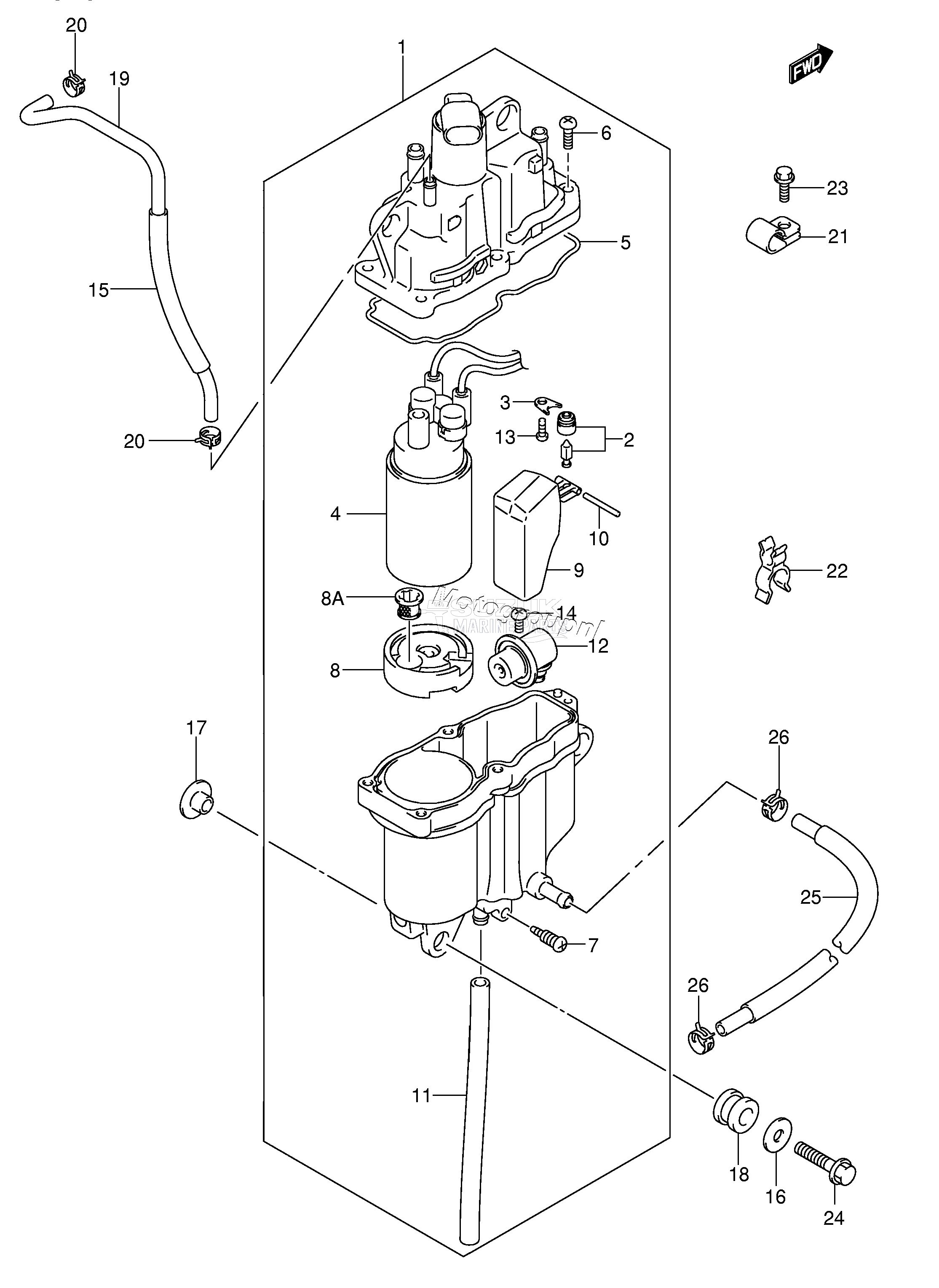 FUEL VAPOR SEPARATOR