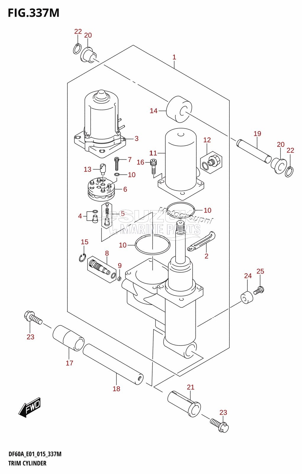 TRIM CYLINDER (DF60AVT:E01)