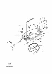 EK40GMHL drawing BOTTOM-COWLING