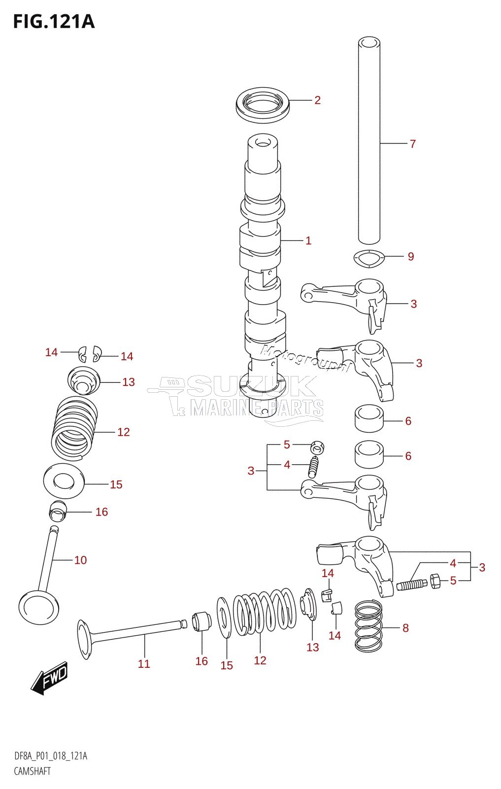 CAMSHAFT (DF8A,DF9.9A)