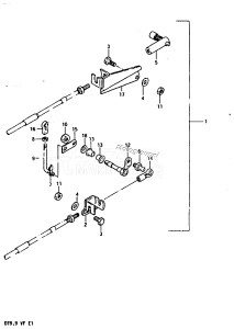 DT9.9 From 00993-406191-412879 ()  1984 drawing OPTIONAL : REMOTE CONTROL PARTS