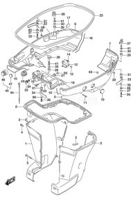 DF 250AP drawing Side Cover