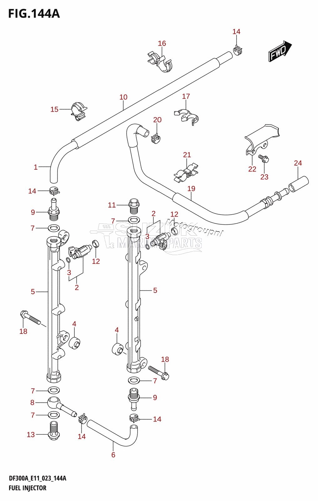 FUEL INJECTOR (E01,E03,E11)