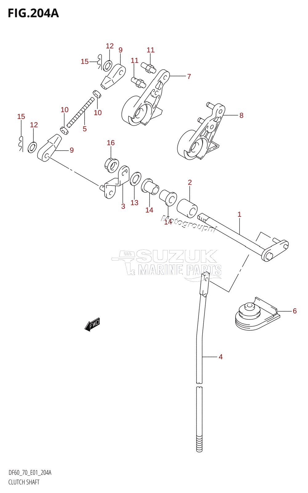 CLUTCH SHAFT