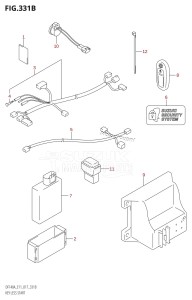 DF140AZ From 14003Z-710001 (E11 E40)  2017 drawing KEY LESS START (DF115AT:E11)