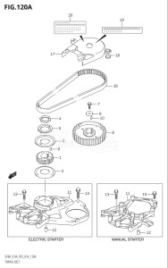 00801F-410001 (2014) 8hp P03-U.S.A (DF8A) DF8A drawing TIMING BELT (DF8A:P03)