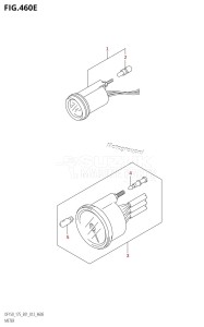 DF150Z From 15002Z-210001 (E01 E40)  2012 drawing METER (DF175T:E01)