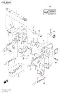 DF20A From 02002F-410001 (P01)  2014 drawing CLAMP BRACKET (DF15ATH:P01)