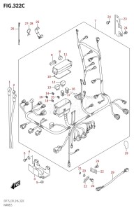 DF175TG From 17502F-610001 (E01 E40)  2016 drawing HARNESS (DF150TG:E01)