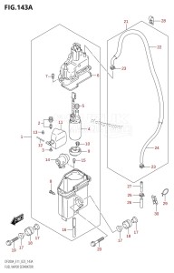 DF200AZ From 20003Z-040001 (E01 E03 E40)  2020 drawing FUEL VAPOR SEPARATOR ((E01,E03):020,E11:021,(E03,E11):(022,023))