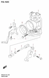 DF50A From 05003F-210001 (E01)  2012 drawing THROTTLE BODY (DF40AST:E34)