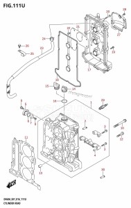 DF60A From 06003F-610001 (E01 E40)  2016 drawing CYLINDER HEAD (DF60AVTH:E40)