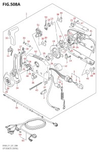 04003F-040001 (2020) 40hp E01 E11-Gen. Export 1-and 2 (DF40AQH  DF40AQH_    DF40AQH   DF40AT  DF40AT_    DF40AT   DF40ATH  DF40ATH_    DF40ATH) DF40A drawing OPT:REMOTE CONTROL (SEE NOTE)