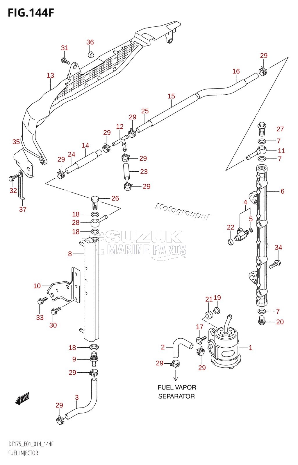 FUEL INJECTOR (DF150Z:E40)