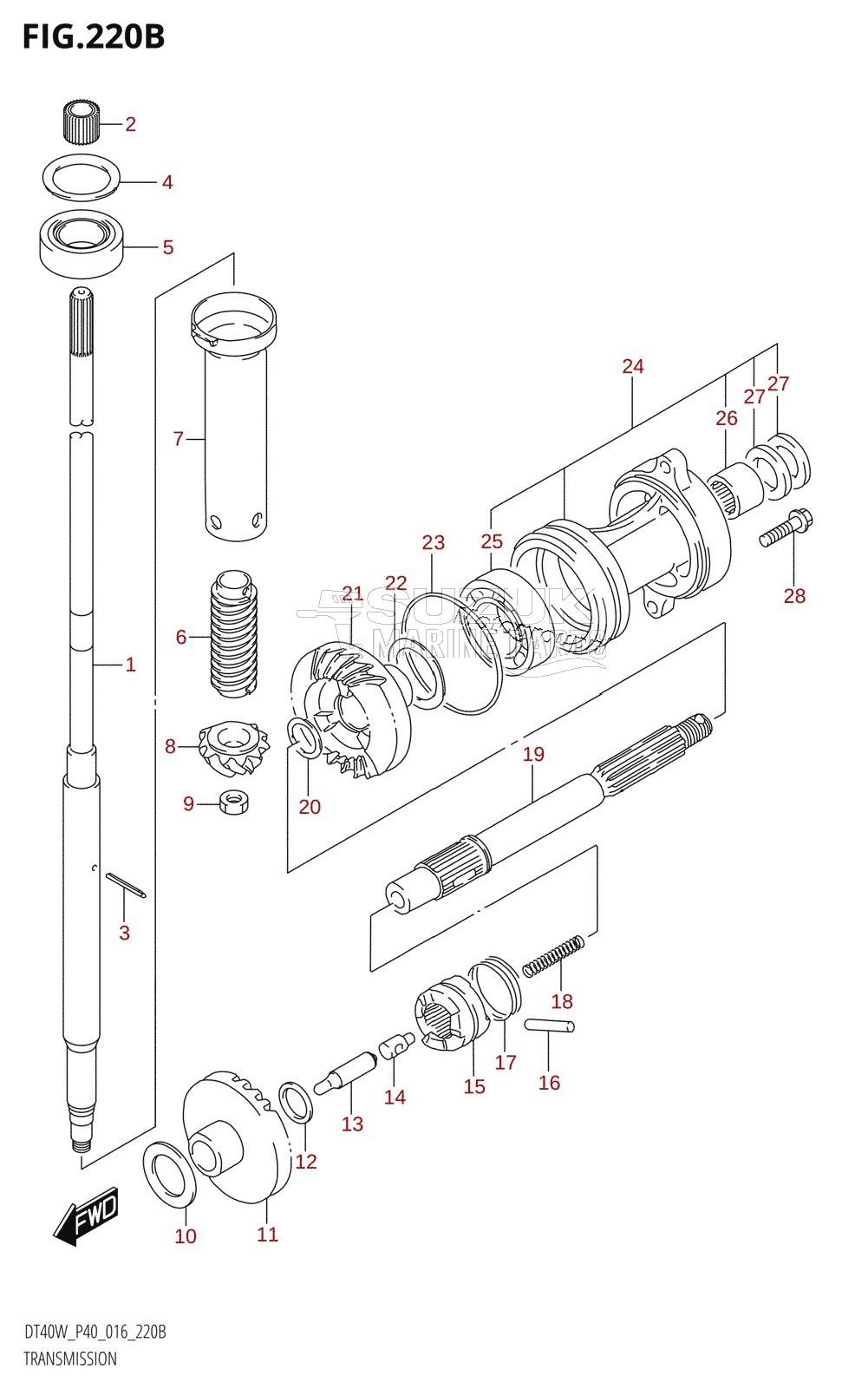 TRANSMISSION (DT40W:P90)