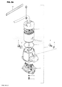 DT50 From 5001-300001 ()  1978 drawing POWER UNIT