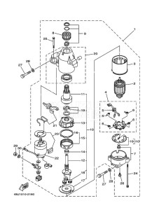 F225TXRC drawing STARTER-MOTOR